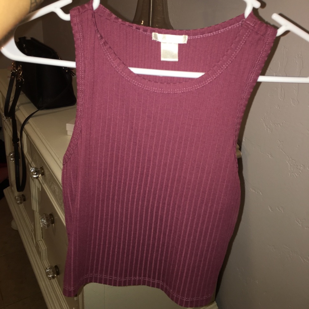 high neck tank top